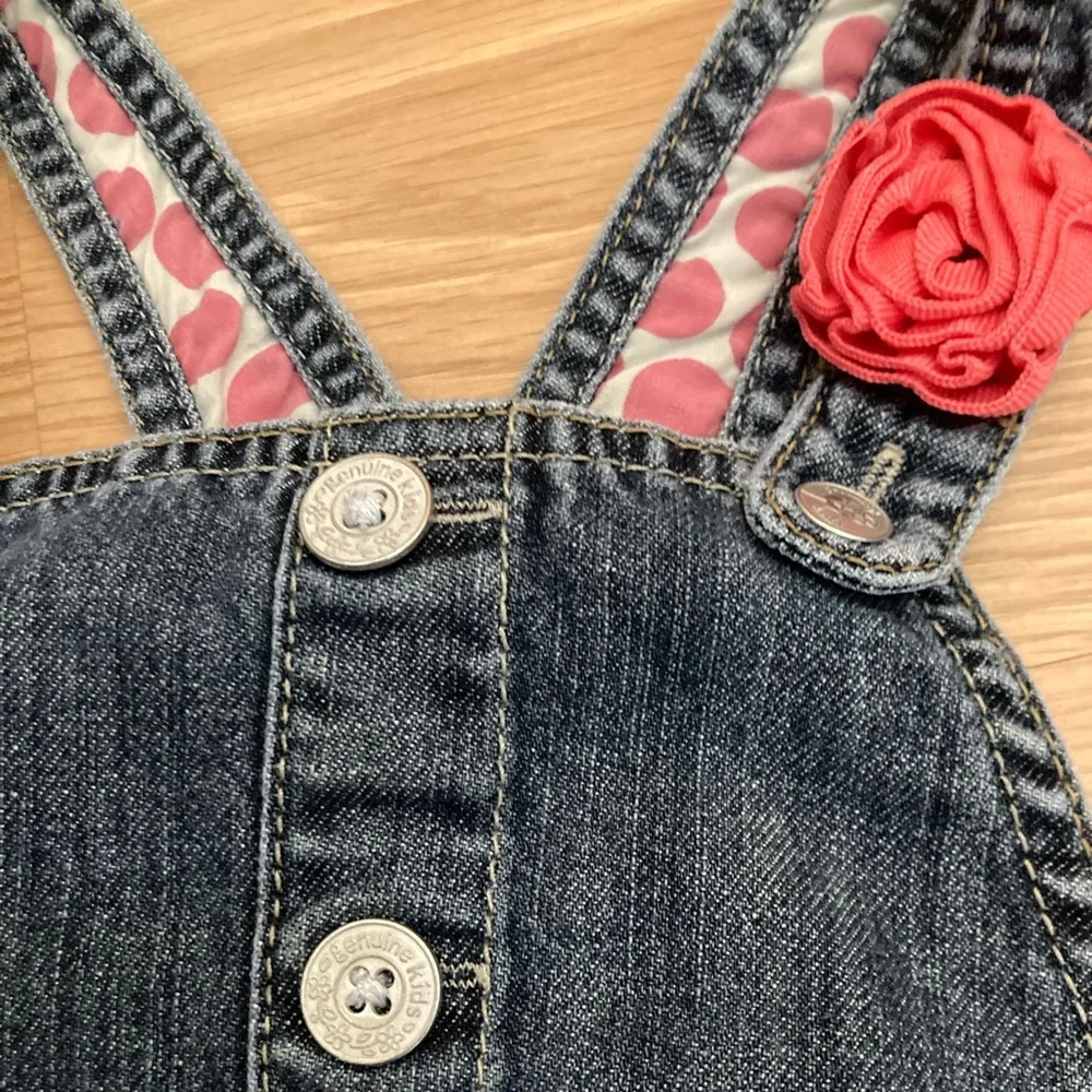 OshKosh B'gosh Denim Overall Dress 5T
